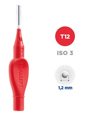 CURASEPT PROXI T12 ROSSO/RED 5 PEZZI - Farmacia Puddu Baire S.r.l.