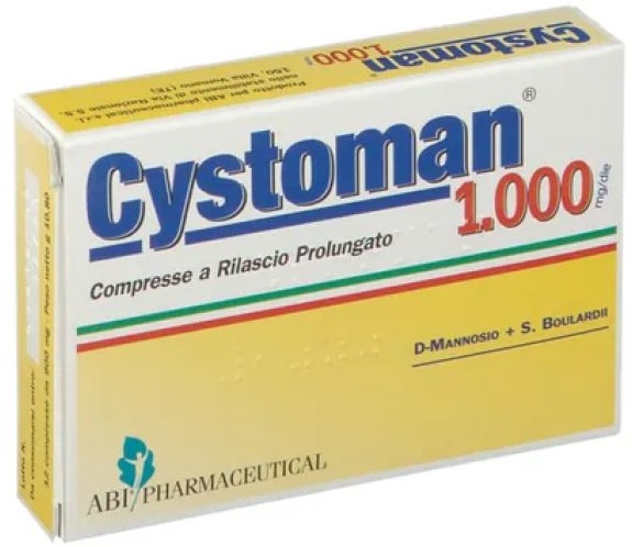 CYSTOMAN 1000 12 COMPRESSE - Farmacia Puddu Baire S.r.l.