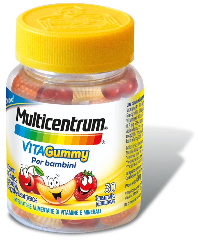 MULTICENTRUM VITAGUMMY 30 CARAMELLE GOMMOSE - Farmacia Puddu Baire S.r.l.