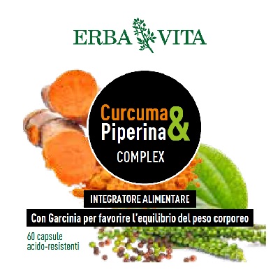 CURCUMA&PIPERINA COMPLEX 60 CAPSULE - Farmacia Puddu Baire S.r.l.