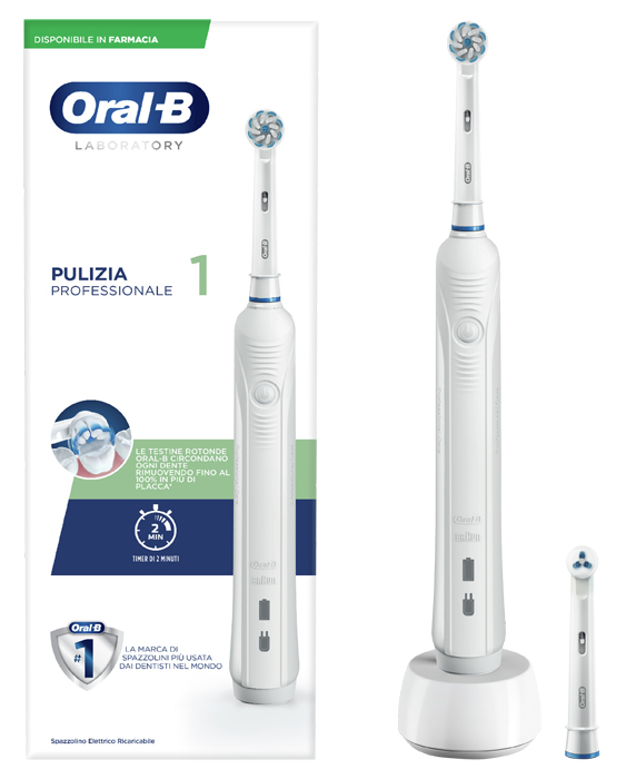 ORALB PRO1 LABORATORY SPAZZOLINO ELETTRICO - Farmacia Puddu Baire S.r.l.