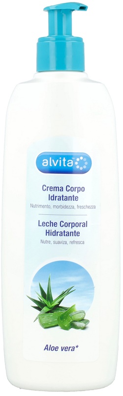 ALVITA CREMA CORPO IDRATANTE ALOE VERA 400 ML - Farmacia Puddu Baire S.r.l.