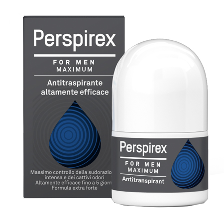 PERSPIREX FOR MEN MAXIMUM ANTITRASPIRANTE ROLL ON 20 ML - Farmacia Puddu Baire S.r.l.