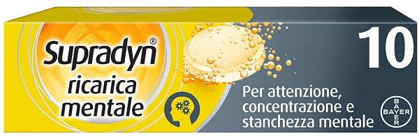 SUPRADYN RICARICA MENTALE 10 COMPRESSE - Farmacia Puddu Baire S.r.l.