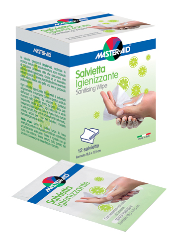 SALVIETTA IGIENIZZANTE 12 PEZZI - Farmacia Puddu Baire S.r.l.