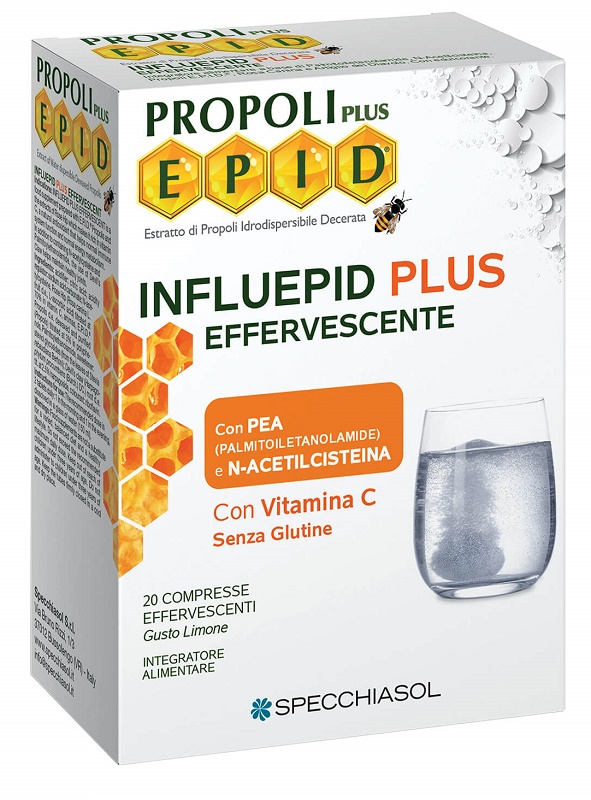 INFLUEPID PLUS EFFERVESCENTE PEA 20 COMPRESSE - Farmacia Puddu Baire S.r.l.