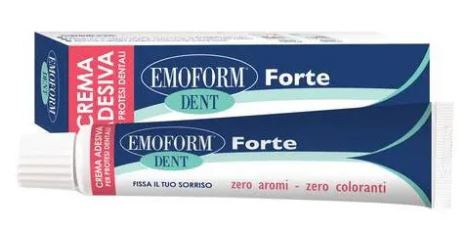 CREMA ADESIVA EMOFORM DENT FORTE PER PROTESI DENTALI 70 G - Farmacia Puddu Baire S.r.l.