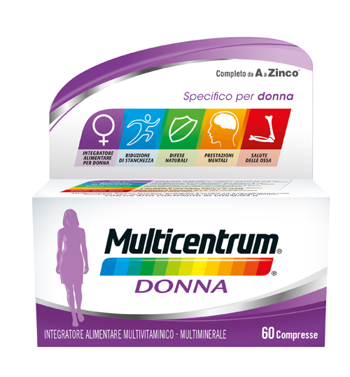 MULTICENTRUM DONNA 60 COMPRESSE - Farmacia Puddu Baire S.r.l.