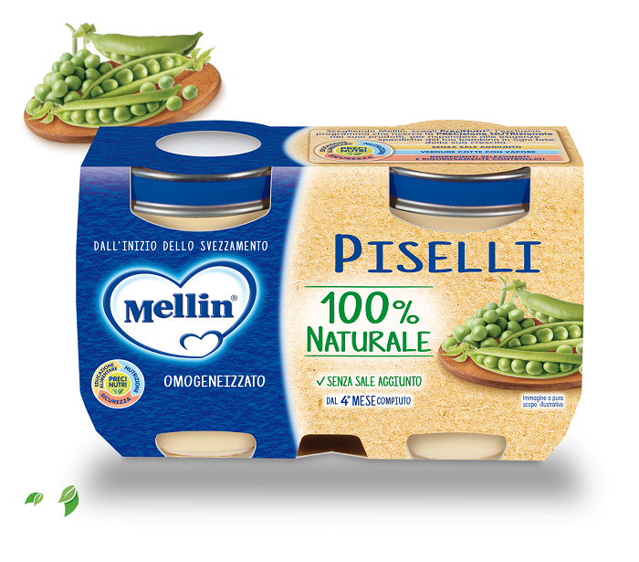 OMOGENEIZZATO PISELLI 2 X 125 G - Farmacia Puddu Baire S.r.l.