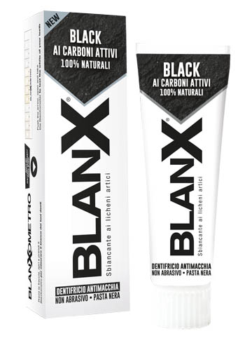 BLANX BLACK CARBONE 75 ML - Farmacia Puddu Baire S.r.l.