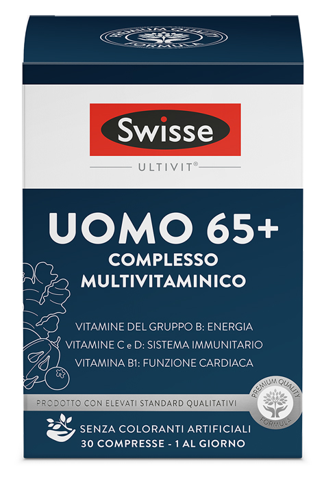 SWISSE UOMO 65+ COMPLESSO MULTIVITAMINICO 30 COMPRESSE - Farmacia Puddu Baire S.r.l.