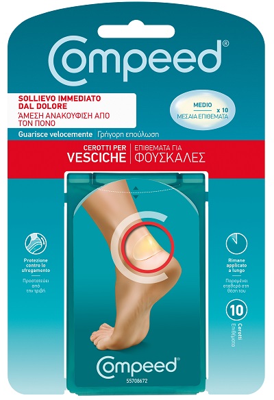 COMPEED CEROTTO VESCICHE MEDIO 10 PEZZI - Farmacia Puddu Baire S.r.l.