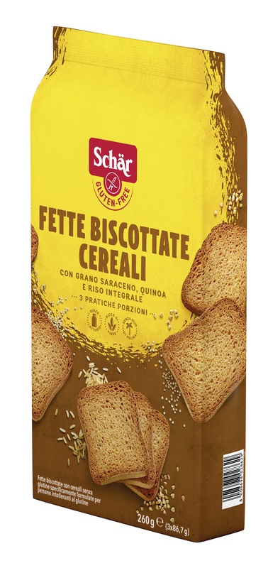SCHAR FETTE BISCOTTATE AI CEREALI 260 G - Farmacia Puddu Baire S.r.l.