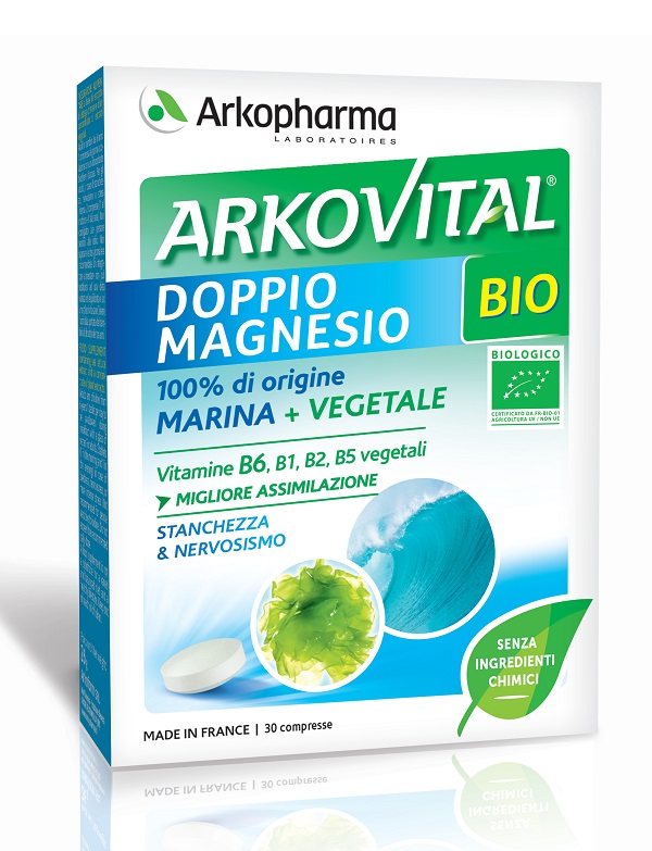 ARKOVITAL DOPPIO MAGNESIO BIO 30 COMPRESSE - Farmacia Puddu Baire S.r.l.