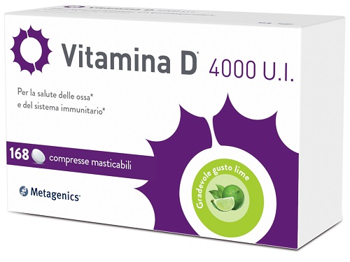 VITAMINA D 4000UI 168 COMPRESSE MASTICABILI - Farmacia Puddu Baire S.r.l.