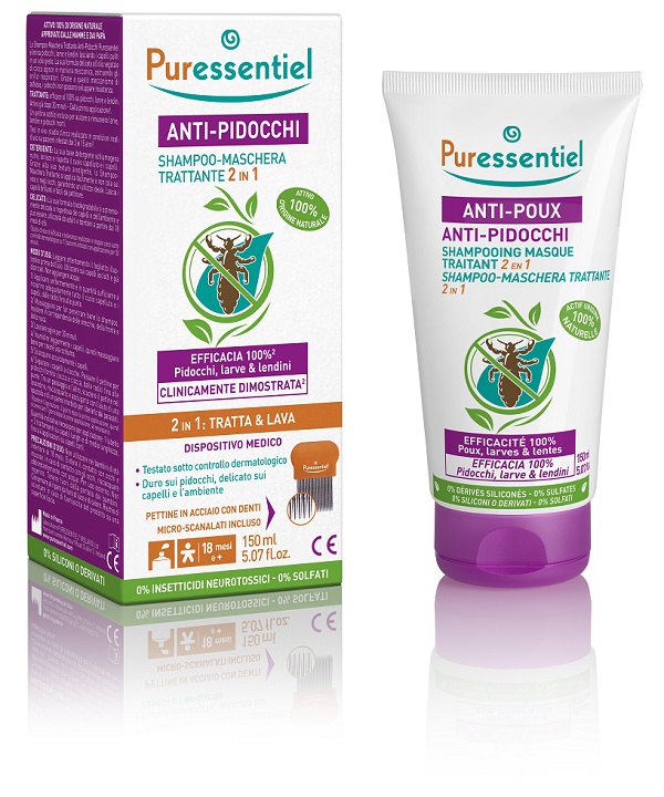 PURESSENTIEL SHAMPOO TRATTANTE ANTI-PIDOCCHI 150 ML - Farmacia Puddu Baire S.r.l.