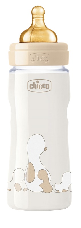 CHICCO BIBERON ORIGINAL 330ML TOUCH REGULAR UNISEX CON TETTARELLA IN CAUCCIU' - Farmacia Puddu Baire S.r.l.