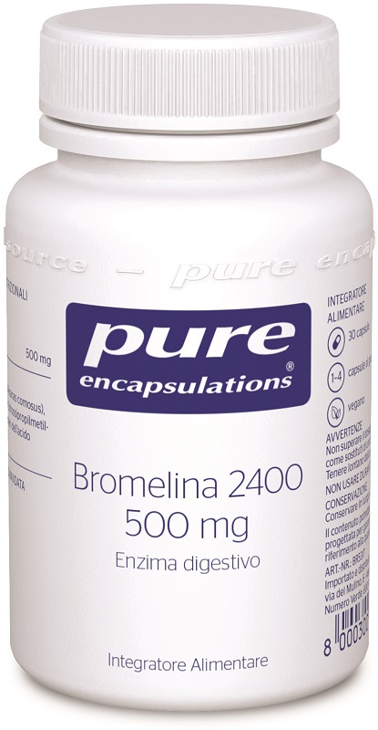 PURE ENCAPSULATIONS BROMELINA 30 CAPSULE - Farmacia Puddu Baire S.r.l.