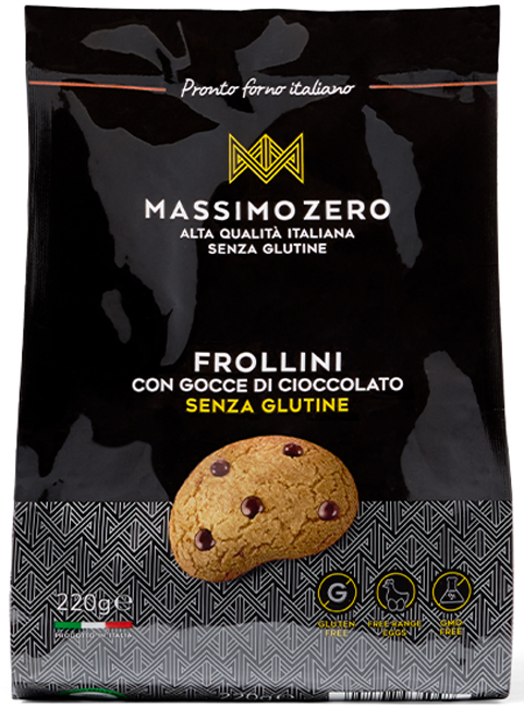 MASSIMO ZERO FROLLINI GOCCE CIOCCOLATO 220 G - Farmacia Puddu Baire S.r.l.