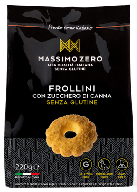 MASSIMO ZERO FROLLINI ZUCCHERO DI CANNA 220 G - Farmacia Puddu Baire S.r.l.