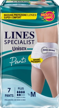 LINES SPECIALIST PANTS PLUS UNISEX M 7 PEZZI - Farmacia Puddu Baire S.r.l.