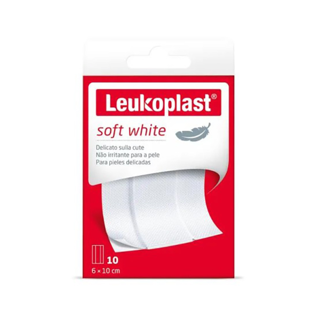 LEUKOPLAST SOFT WHITE 100 X 6 CM 10 PEZZI - Farmacia Puddu Baire S.r.l.