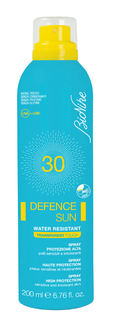 DEFENCE SUN 30 SPRAY TRANSPARENT TOUCH 200 ML - Farmacia Puddu Baire S.r.l.