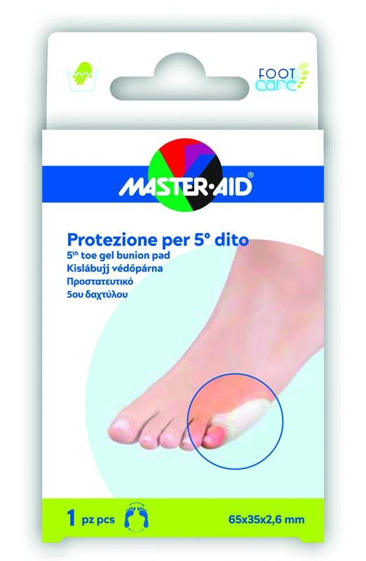 PROTEZIONE IN GEL MASTER-AID FOOTCARE 5 DITO 1 PEZZO C15 - Farmacia Puddu Baire S.r.l.