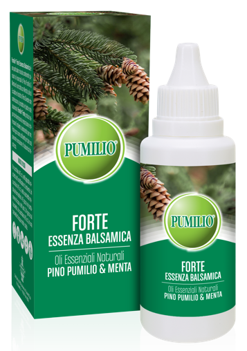 PUMILIO FORTE ESSENZA BALSAMICA OLI ESSENZIALI NATURALI PINO PUMILIO & MENTA 40 ML - Farmacia Puddu Baire S.r.l.