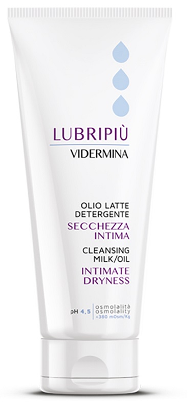 VIDERMINA LUBRIPIU' OLIO LATTE DETERGENTE SECCHEZZA INTIMA 200 ML - Farmacia Puddu Baire S.r.l.