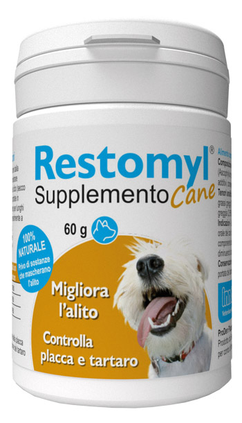 RESTOMYL SUPPLEMENTO CANE FLACONCINO 60 G - Farmacia Puddu Baire S.r.l.