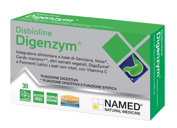DISBIOLINE DIGENZYM AB 30 COMPRESSE - Farmacia Puddu Baire S.r.l.