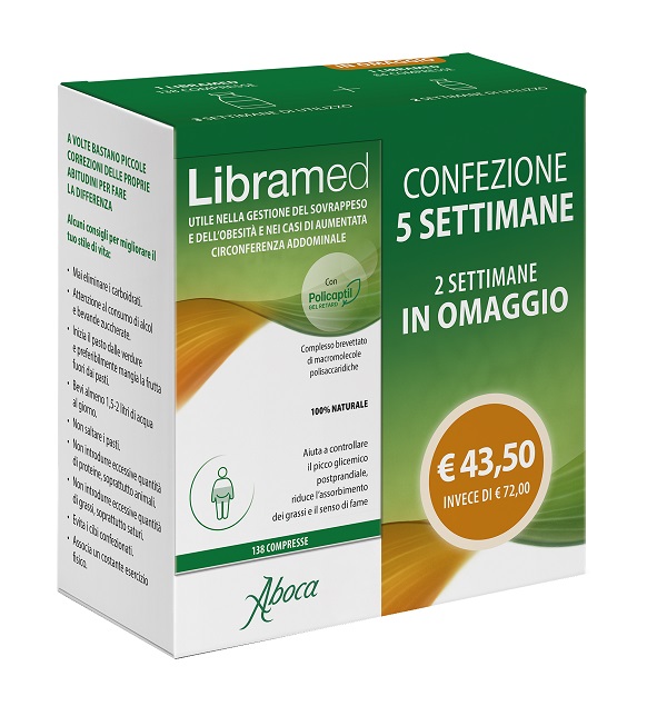 LIBRAMED TRATTAMENTO 5 SETTIMANE 138 + 84 COMPRESSE - Farmacia Puddu Baire S.r.l.