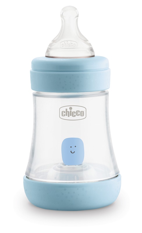 CHICCO BIBERON PERFECT 5 BOY 150 ML IN SILICONE 1 FORO - Farmacia Puddu Baire S.r.l.