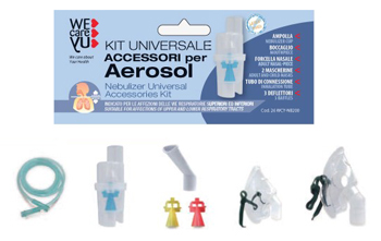 WECAREYU KIT ACCESSORI AEROSOL UNIVERSALE - Farmacia Puddu Baire S.r.l.