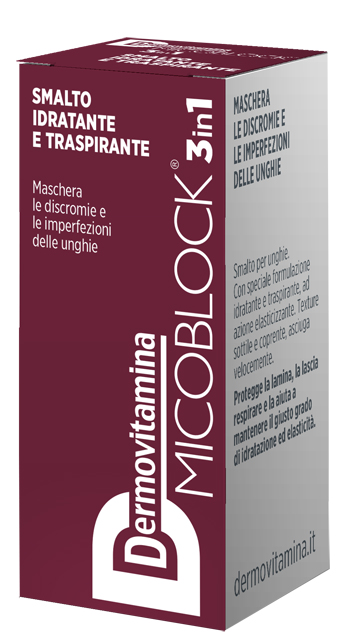 DERMOVITAMINA MICOBLOCK 3 IN 1 SMALTO IDRATANTE E TRASPIRANTE BORDEAUX 5 ML - Farmacia Puddu Baire S.r.l.