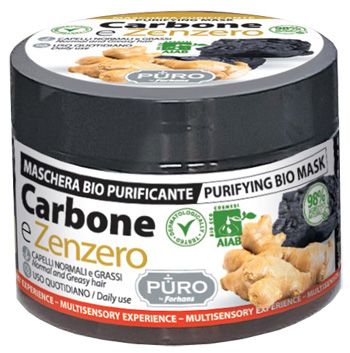 PURO BIO MASCHERA CARBONE E ZENZERO 250 ML - Farmacia Puddu Baire S.r.l.