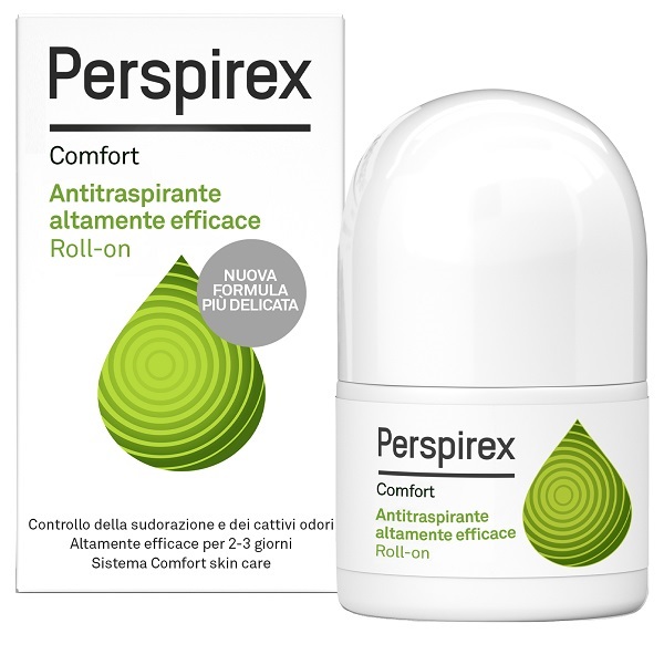 PERSPIREX COMFORT ANTITRASPIRANTE ROLL-ON NUOVA FORMULA 20 ML - Farmacia Puddu Baire S.r.l.