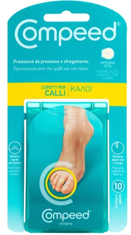 COMPEED CEROTTI PER CALLI INTERNO DITA 10 PEZZI - Farmacia Puddu Baire S.r.l.