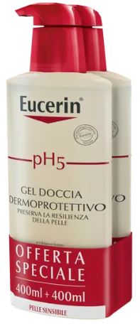 EUCERIN BIPACCO PH5 GEL DOCCIA 400 ML + 400 ML - Farmacia Puddu Baire S.r.l.