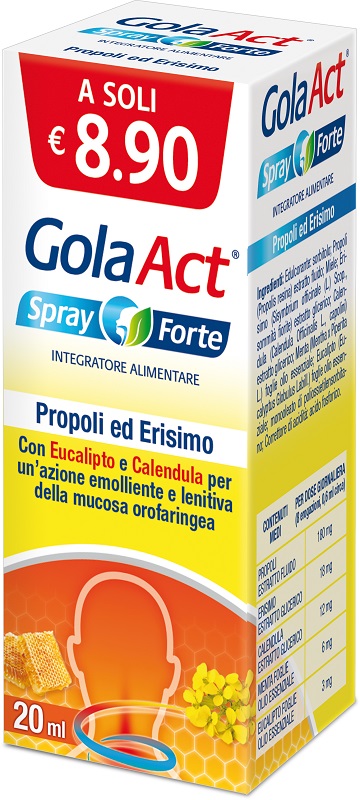 GOLA ACT SPRAY FORTE 20 ML - Farmacia Puddu Baire S.r.l.