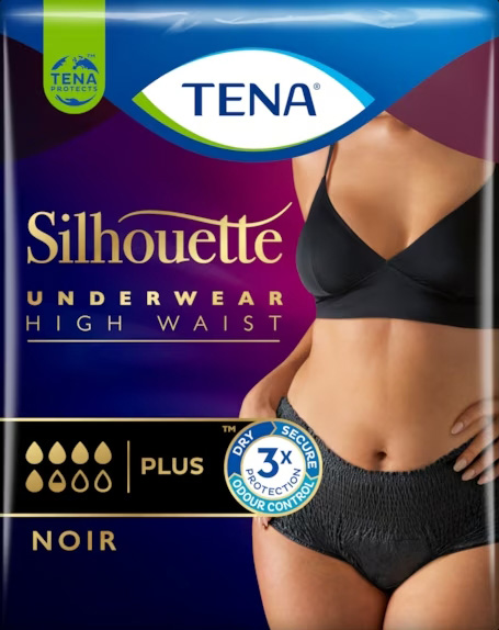 PANNOLONE A MUTANDINA ASSORBENTE TENA SILHOUETTE NOIR M VITA ALTA 9 PEZZI - Farmacia Puddu Baire S.r.l.