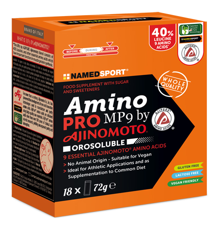 AMINOPRO MP9 AJINOMOTO 18 STICK - Farmacia Puddu Baire S.r.l.