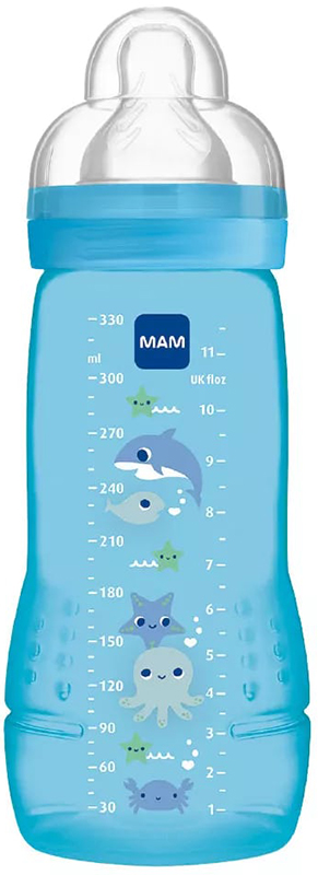 MAM EASY ACTIVE BIBERON 4+ 330 ML TETTARELLA 3 MASCHIO - Farmacia Puddu Baire S.r.l.