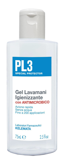 PL3 GEL LAVAMANI IGIENIZZANTE ANTIMICROBICO 75 ML - Farmacia Puddu Baire S.r.l.