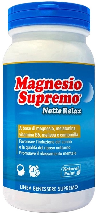 MAGNESIO SUPREMO NOTTE RELAX 150 G - Farmacia Puddu Baire S.r.l.