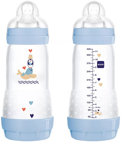 MAM BIBERON EASY START 320 ML 4+ TETTARELLA 3 MASCHIO - Farmacia Puddu Baire S.r.l.