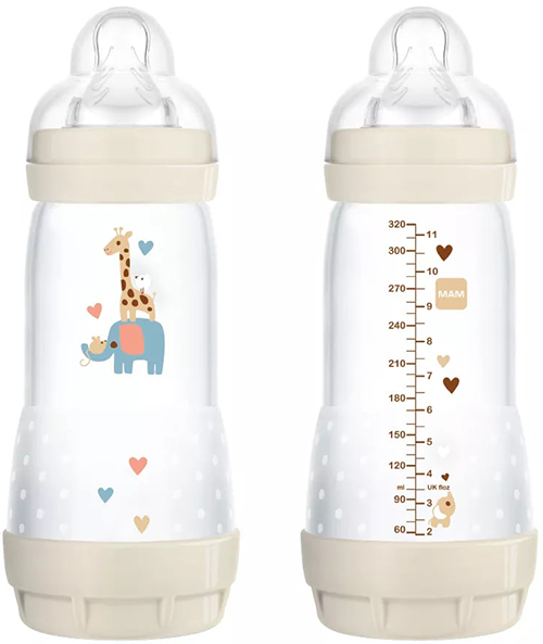 MAM BIBERON EASY START 320 ML 4+ TETTARELLA 3 NEUTRO - Farmacia Puddu Baire S.r.l.
