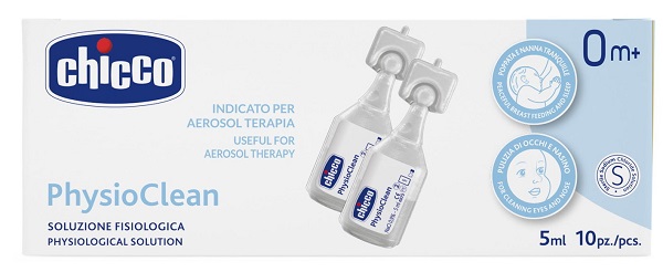 CHICCO SOLUZIONE PHYSIOCLEAN 5 ML 10 PEZZI - Farmacia Puddu Baire S.r.l.