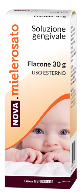 NOVA MIELEROSATO SOLUZIONE GENGIVALE 30 G - Farmacia Puddu Baire S.r.l.